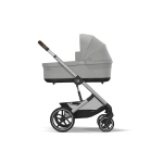 Cochecito 2 piezas Cybex Balios S Lux Stone Grey/Silver Frame