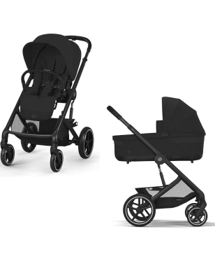 Cochecito 2 piezas Cybex Balios S Lux Moon Black/Black Frame