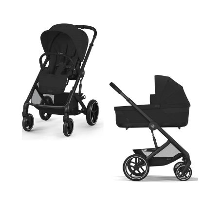 Cochecito 2 piezas Cybex Balios S Lux Moon Black/Black Frame