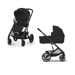 Cochecito 2 piezas Cybex Balios S Lux Moon Black/Black Frame