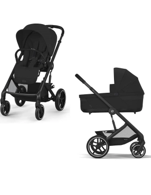 Cochecito 2 piezas Cybex Balios S Lux Moon Black/Black Frame