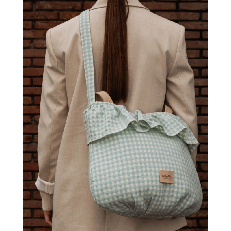 Bolsa Sweet Luigi de Giraffa Bianca e Blu Bolsa Sweet Luigi de Giraffa Bianca e Blu