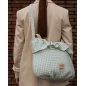 Bolsa Sweet Luigi de Giraffa Bianca e Blu Bolsa Sweet Luigi de Giraffa Bianca e Blu
