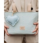 Bolsa Minibag Two Luigi de Giraffa Bianca e Blu