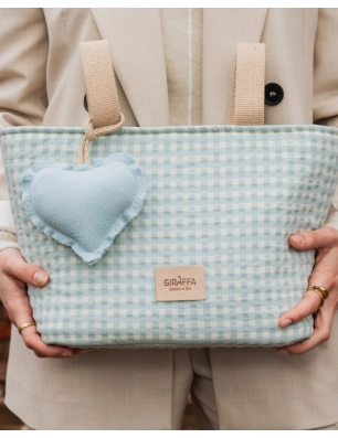 Bolsa Minibag Two Luigi de Giraffa Bianca e Blu