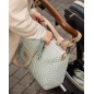 Bolsa Zip Luigi de Giraffa Bianca e Blu