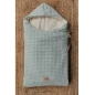Saco Cuco Capucha Luigi Interior Bambula de Giraffa Bianca e Blu