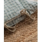 Saco Cuco Capucha Luigi Interior Bambula de Giraffa Bianca e Blu