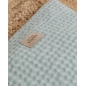 Saco Cuco Capucha Luigi Interior Bambula de Giraffa Bianca e Blu