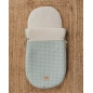 Saco Cuco Luigi Interior Bambula de Giraffa Bianca e Blu Saco Cuco Luigi Interior Bambula de Giraffa Bianca e Blu
