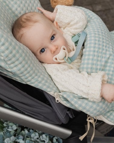 Saco Joolz Aer Luigi entretiempo Giraffa Bianca e Blu