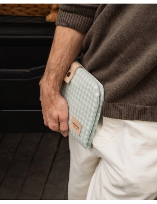 Portadocumentos Luigi Giraffa Bianca e Blu