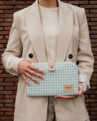 Portadocumentos Luigi Giraffa Bianca e Blu