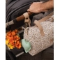 Bolsa Zip Rosela de Giraffa Bianca e Blu