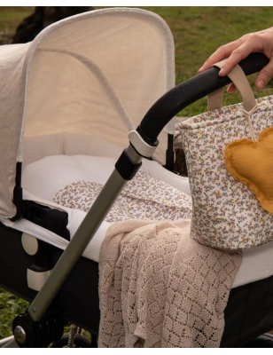 Saco Cuco Rosela Interior Bambula de Giraffa Bianca e Blu