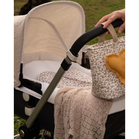 Saco Cuco Rosela Interior Bambula de Giraffa Bianca e Blu