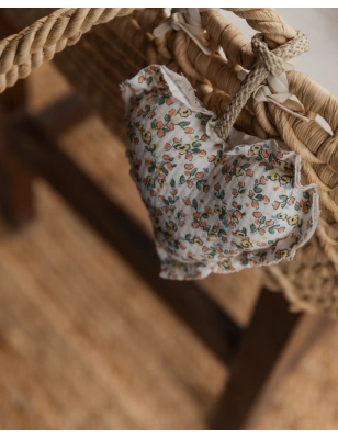 Colgante Corazón Rosela de Giraffa Bianca e Blu