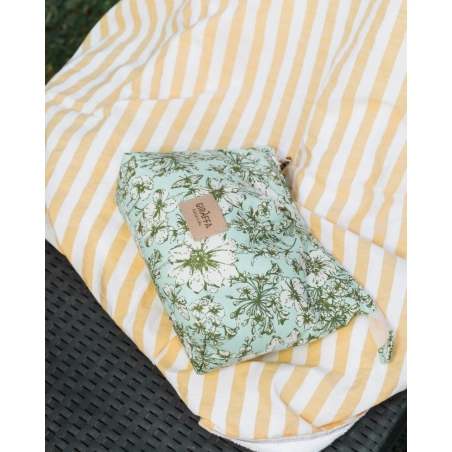 Neceser Summer 25 de Giraffa Bianca e Blu Flores Mint