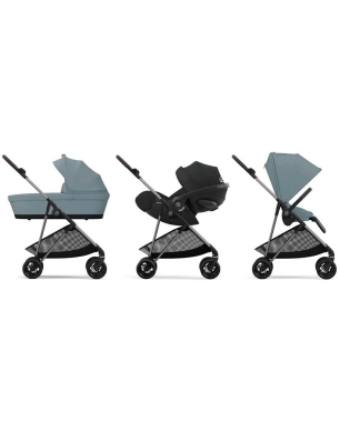 Cochecito 2 piezas Cybex Melio Stormy Blue