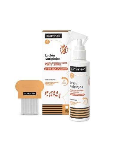 Loción Antipiojos con Lendrera de Suavinex