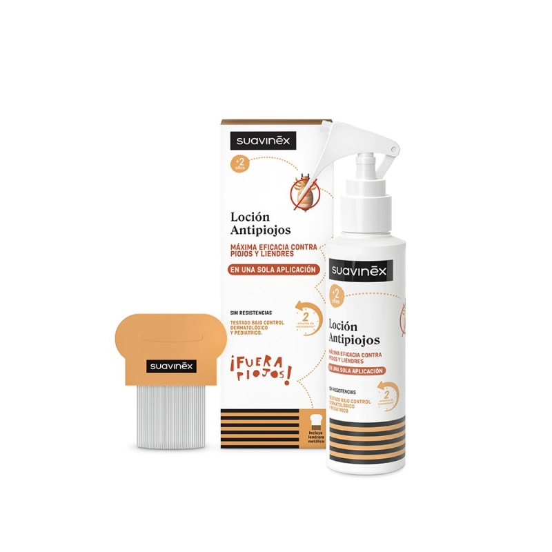 Loción Antipiojos con Lendrera de Suavinex