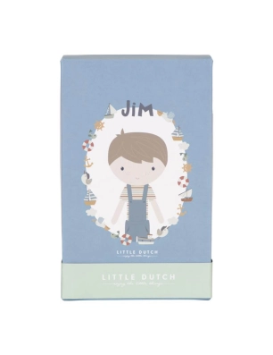 Muñeco Blandito de 35cm Jim de Little Dutch