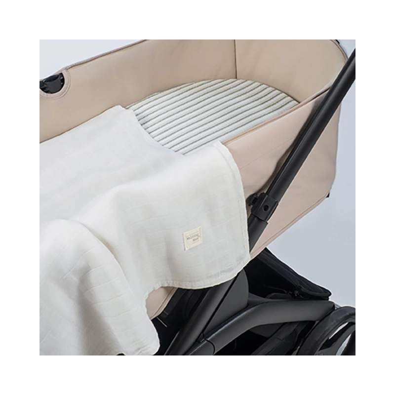 Sábana para Cuco con Muselina Botton de Walking Mum Sábana para Cuco con Muselina Botton de Walking Mum
