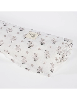 Muselina Botton de Walking Mum Flores