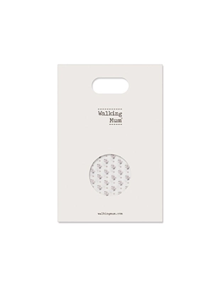 Muselina Botton de Walking Mum Flores