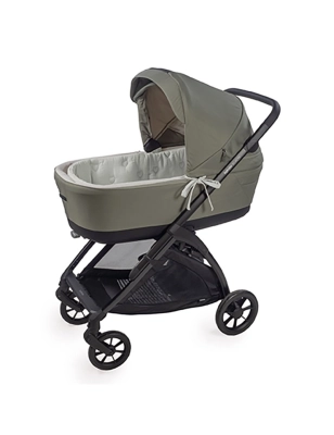 Interior de Capazo con Sábana Sintra de Walking Mum Verde