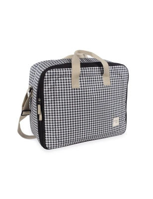Maleta Maternal I Love Vichy de Walking Mum Negro