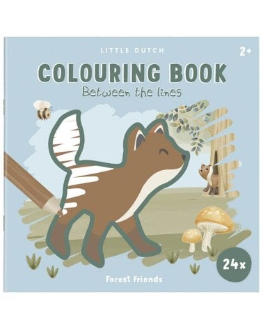 Libro de Colorear Forest Friends de Little Dutch