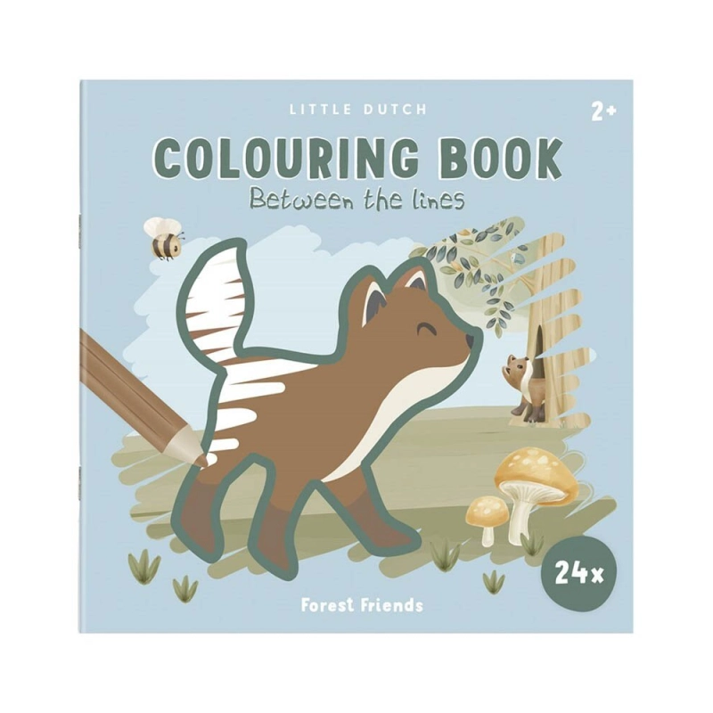 Libro para Colorear Forest Friends de Little Dutch