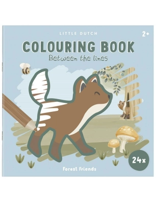 Libro de Colorear Forest Friends de Little Dutch