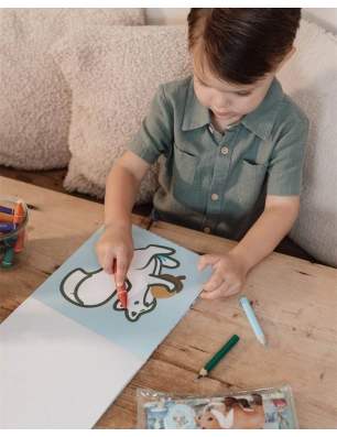 Libro de Colorear Forest Friends de Little Dutch
