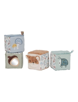 Cubos Blanditos Apilables Forest Friends de Little Dutch