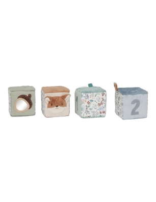 Cubos Blanditos Apilables Forest Friends de Little Dutch