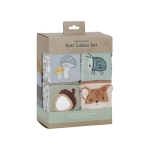 Packaging de los Cubos Blanditos Apilables Forest Friends de Little Dutch