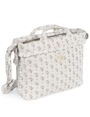 Bolso Canastilla Botton de Walking Mum Flores