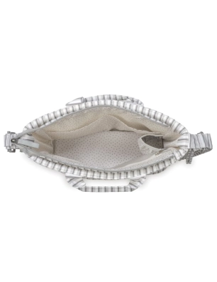 Bolso Canastilla Botton de Walking Mum Rayas