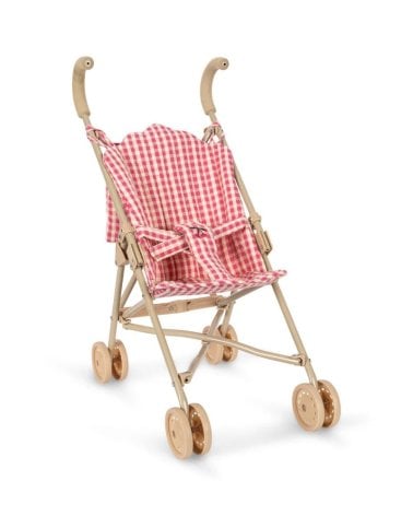 Silla de paseo Juguete Check de Konges Slojd Rosa