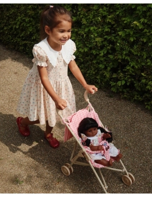 Silla de paseo Juguete Check de Konges Slojd Rosa