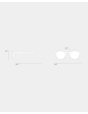 Dimensiones de las Gafas de Sol D para Adulto de Izipizi