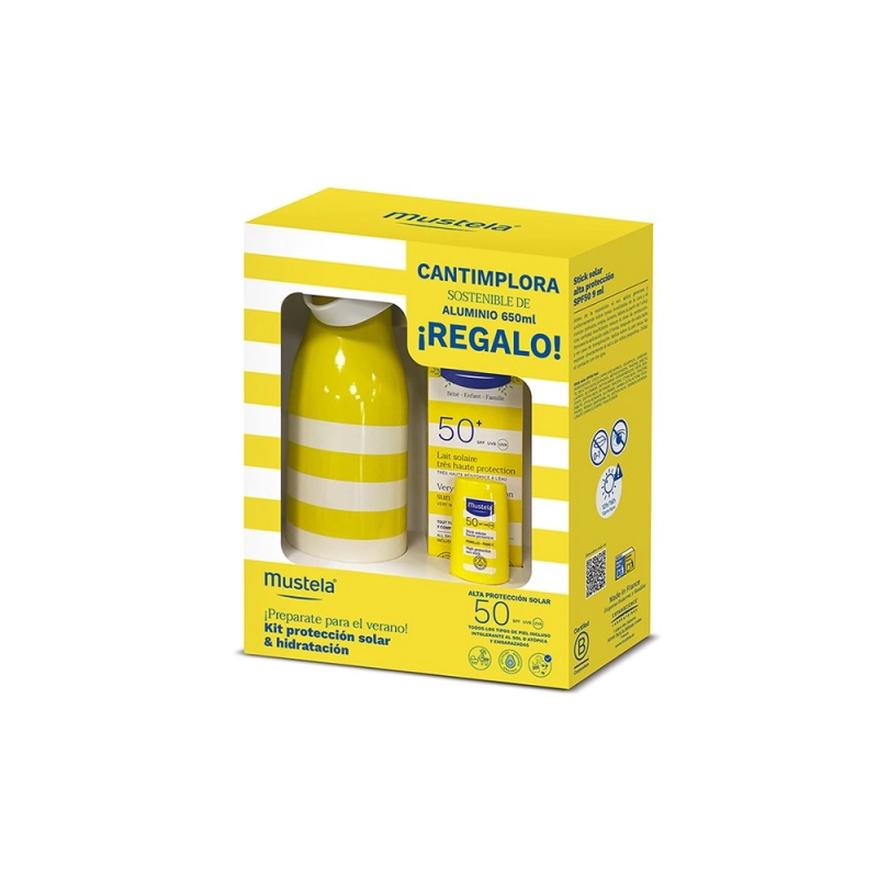 Pack Solar con Stick y Botella de Mustela