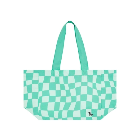 Bolsa de playa Dock & Bay Check Green
