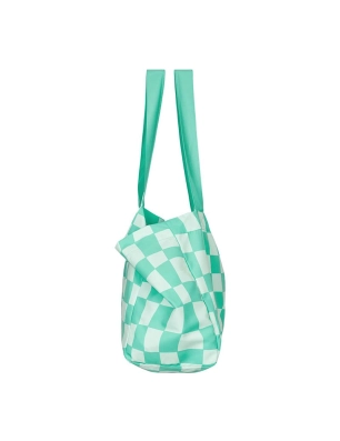 Bolsa de playa Dock & Bay Check Green