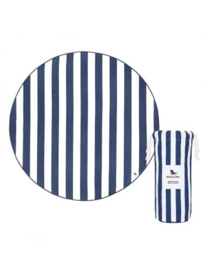 Toalla Redonda 170cm de Dock & Bay Navy