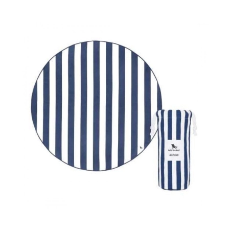 Toalla Redonda 170cm de Dock & Bay Navy