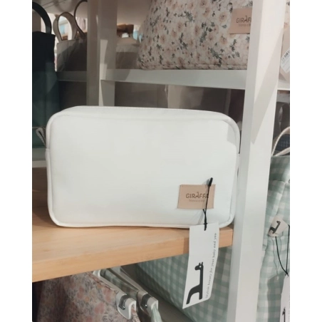 Neceser Leo de Giraffa Bianca e Blu Blanco