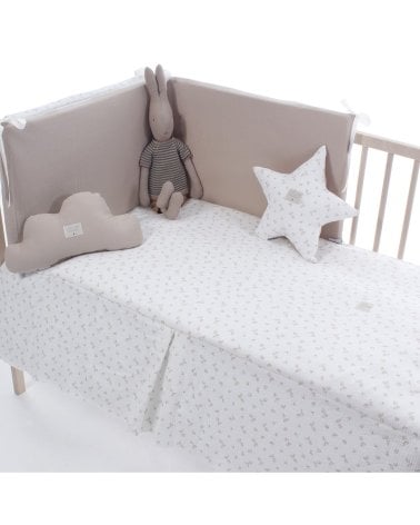 Colcha con Protector Flavia de Uzturre Piedra